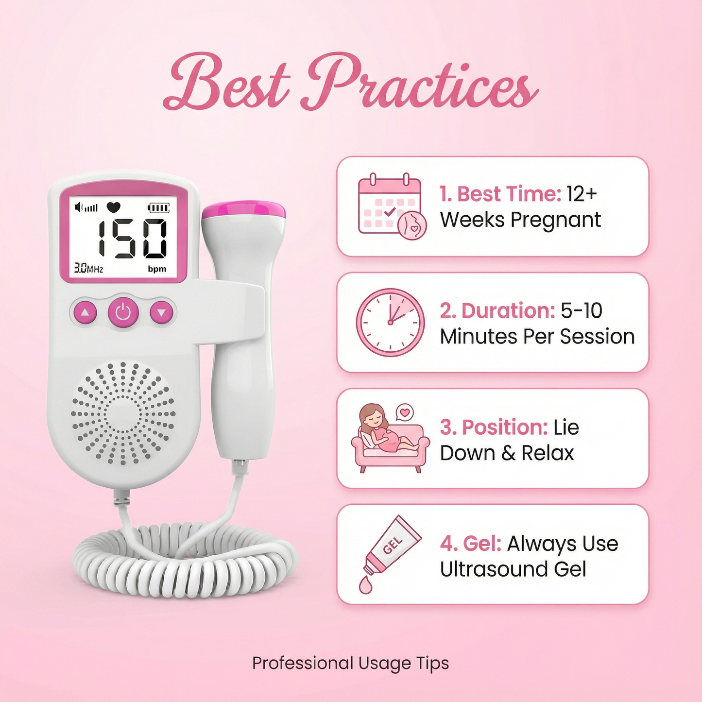 Doppler fetal monitor