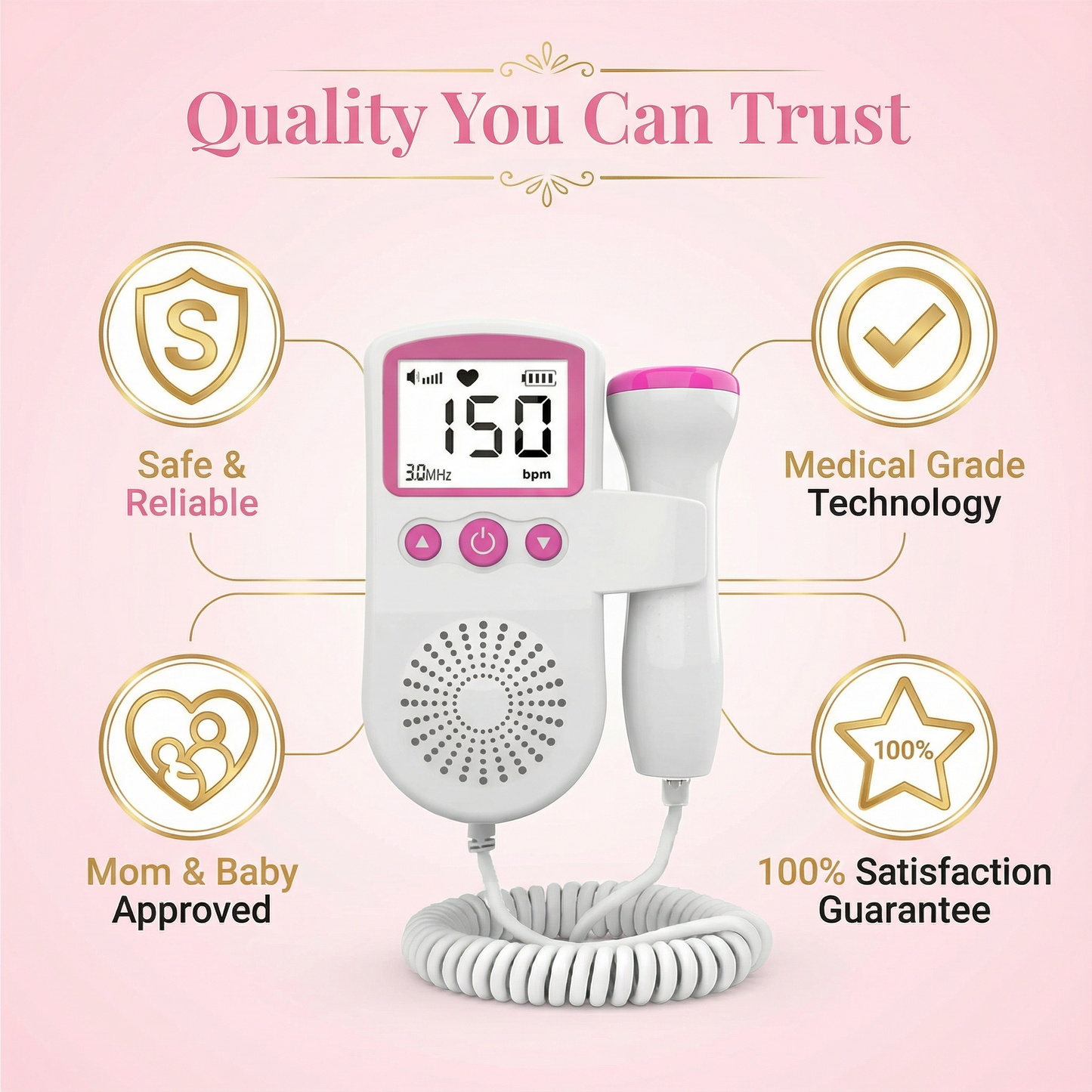 Doppler fetal monitor
