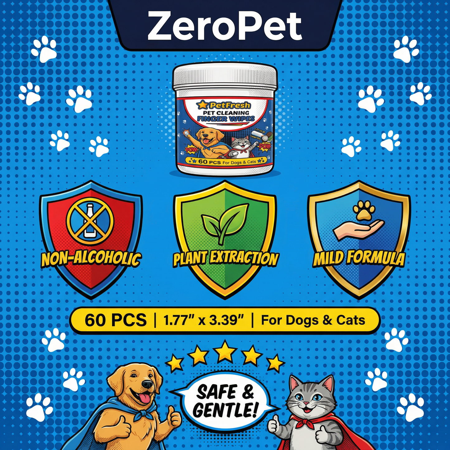 Pet Cleaning Gloves